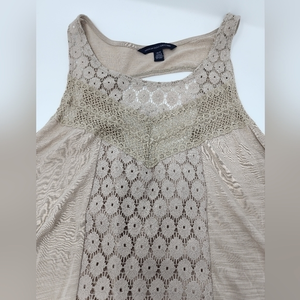 American Eagle Outfitters Tan Sleeveless Top Medium‎